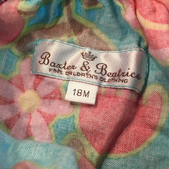 Baxter & Beatrice Size 18 Months Girls Multicolor Fall Floral Long Sleeve Top - Picture 3 of 12